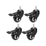 4 x heavy duty casters with foot locking break +$97.00