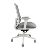 Stan Mesh Task Chair White ARMS SIDE