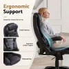 Evolve 8 Point PU Leather Massage Executive Office Chair Black