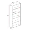 Bookcase Shelving 1800mmHx900mmWx315mmD-SPBC18 span-line draw