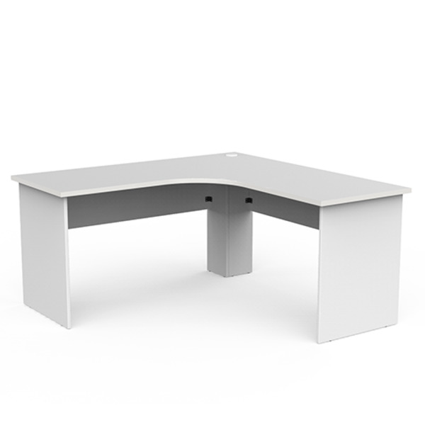 Wizzard White Office Workstation Product | BDO Furniture