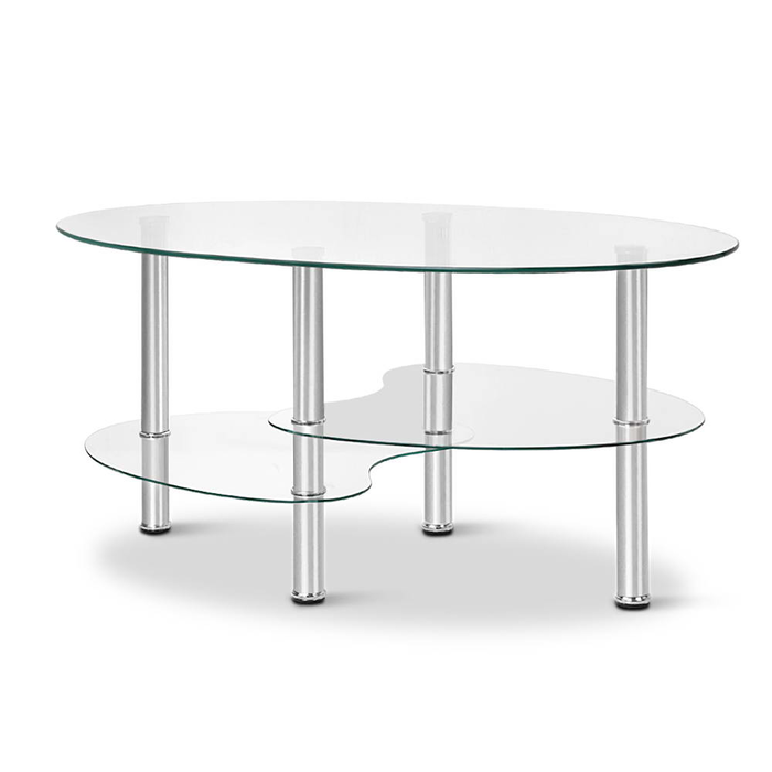 Glass Oval Coffee Table Product | BDO Furniture