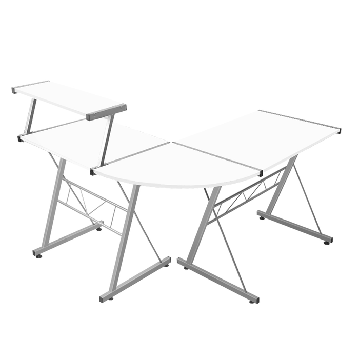 Buy Corner Metal Pull Out Table Computer Desk Online | BDO Furniture