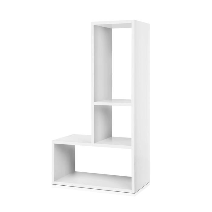 Artiss DIY L Shaped Display Shelf - White