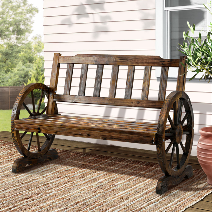 Harmony Outdoor Wooden Wagon Wheel Chair | BDO Furniture