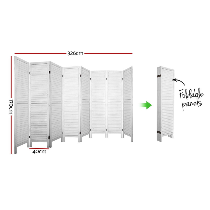 Evolve 8-Panel Wood Room Divider Screen | BDO Furniture