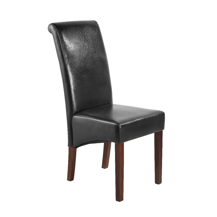 Buy Swiss Wooden Dining Chairs Black Set of Two Combo | BDO Furniture