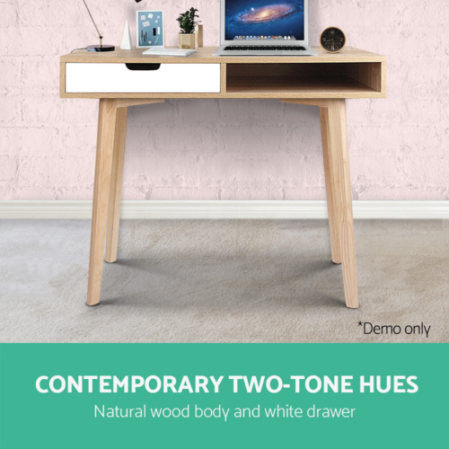 Buy Natural Wood Computer Desk Online | BDO Furniture