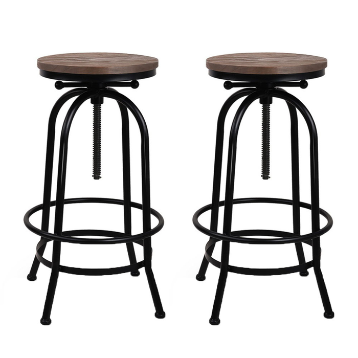 Evolve 2x Vintage Kitchen Bar Stools | BDO Furniture