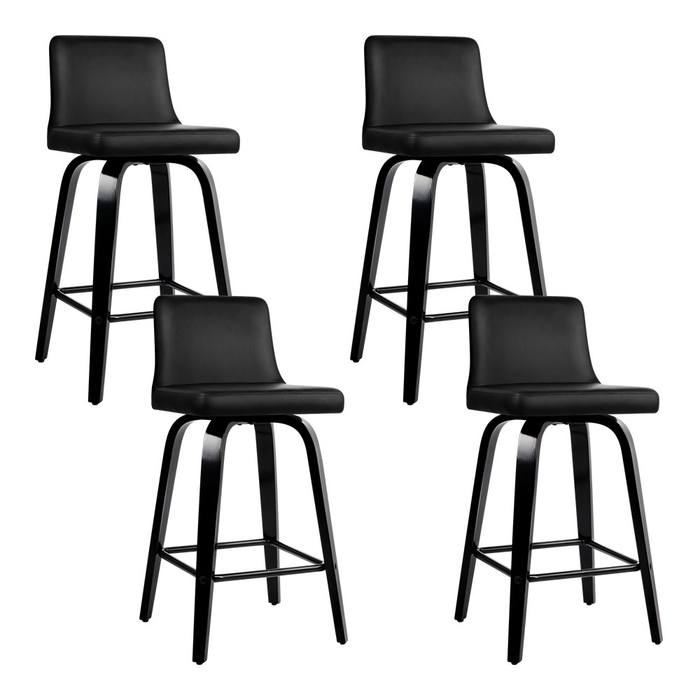 Evolve 4x Felipe Wooden Swivel Bar Stools | BDO Furniture