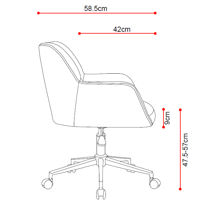 Kudos Visitor Meeting Office Chair BDO Furniture