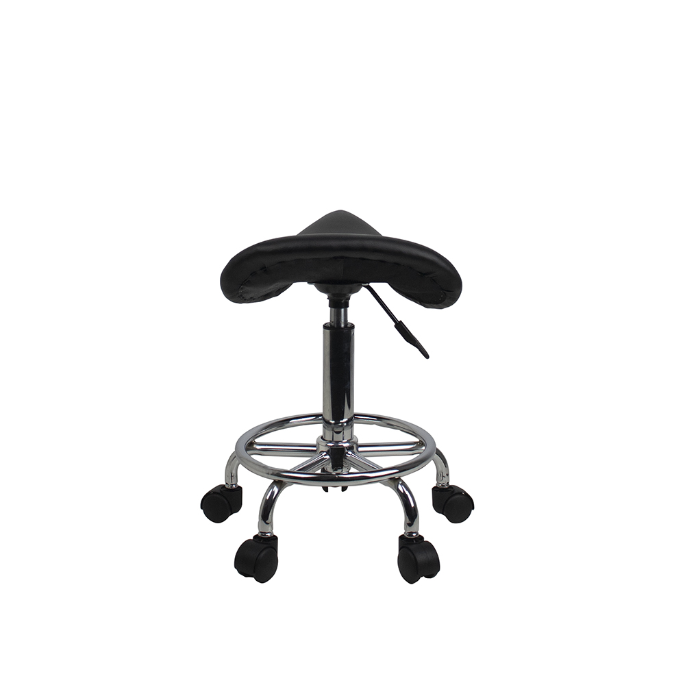 Amazon.com: Antlu Saddle Stool Chair with Back Ergonomic Rolling  Esthetician Seat for Salon Tattoo Shop Spa Home Dentist Clinic (with  Backrest, Black) : Beauty & Personal Care