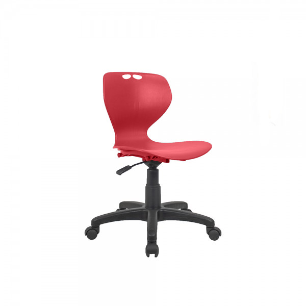 Red discount swivel chair