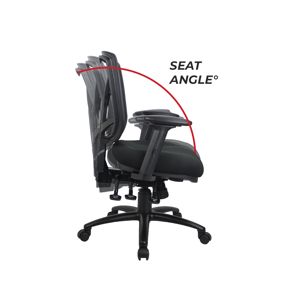 Buy Monti Black Mesh Office Chair Online | BDO Furniture