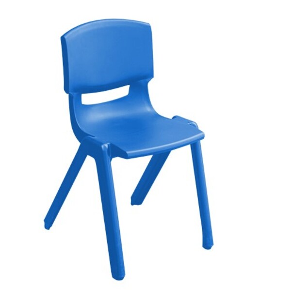 Blue Academy School Chair Plastic Stackable Chairs Educational Student ...