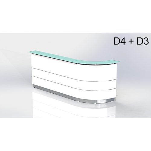 Buy Arcade Reception Counter Online | BDO Furniture